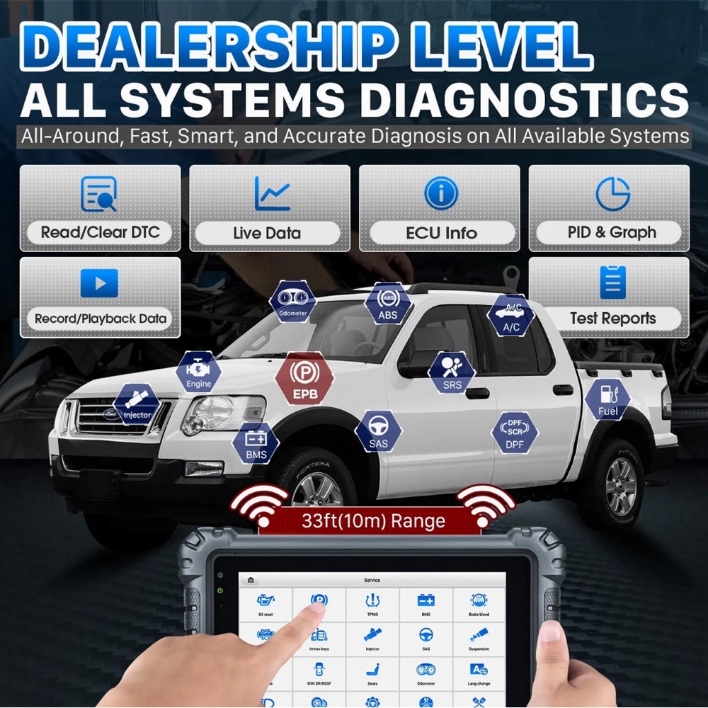 Autel MaxiCom MK906 Pro Coding Full System Diagnostic Scanner Tool - Picture 7 of 15